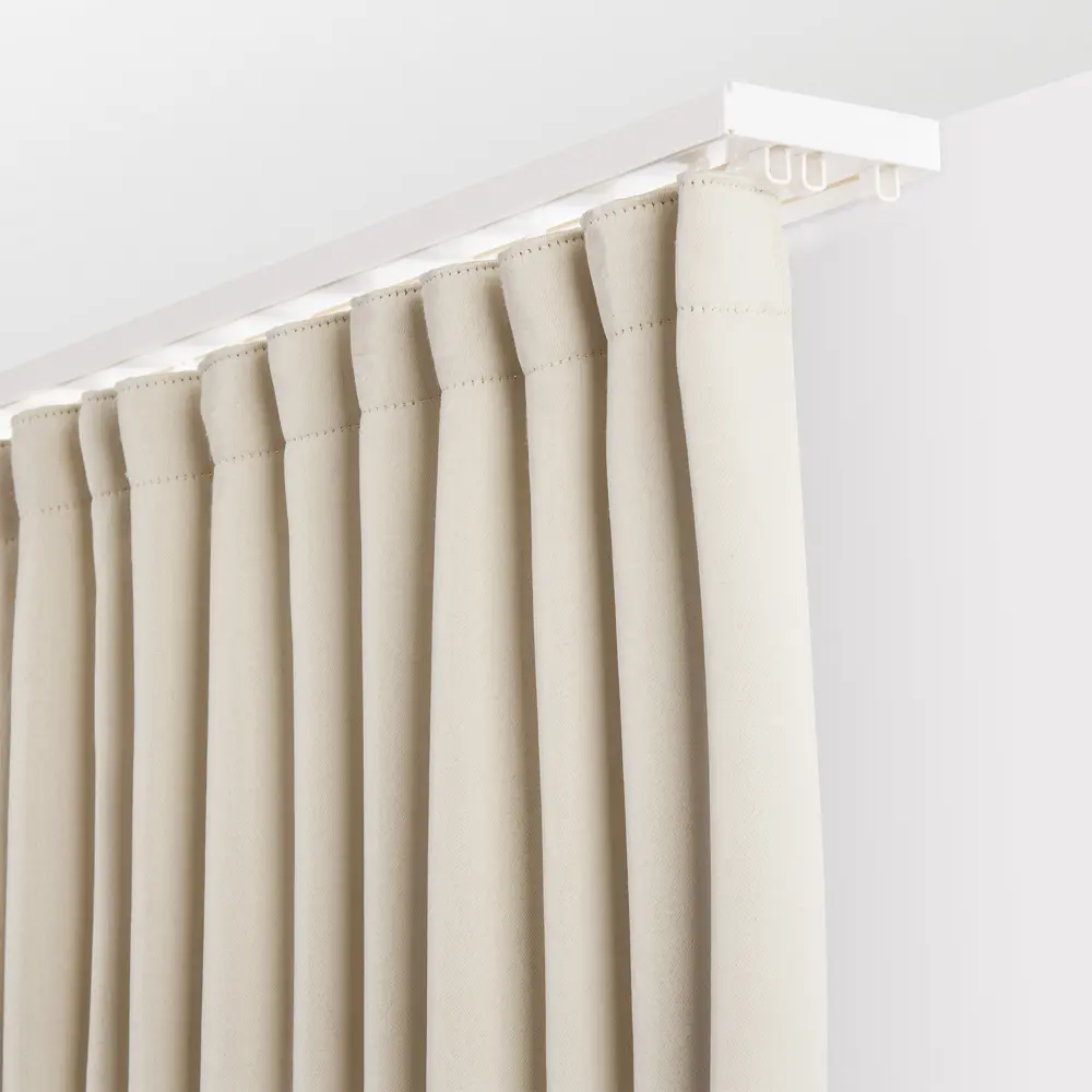 Карниз трехрядный составной Стандарт 300 пластик цвет белый DOMLEGRAND STLM-2203714 - Вид №1