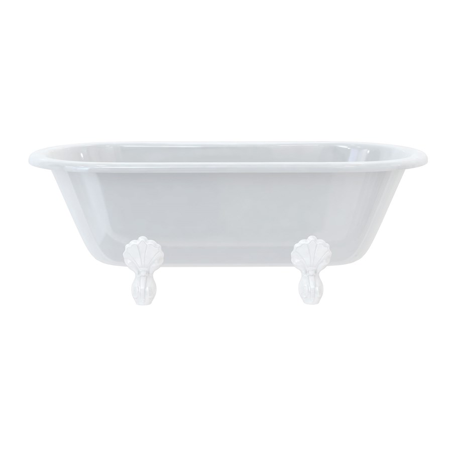 Burlington Двухсторонняя ванна Windsor 170 см с роскошными ножками с ножками Luxury Claw в черном цвете E3 L1B  - Вид №2