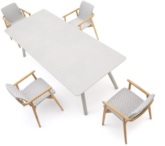 Varaschin Садовое кресло из ткани с подлокотниками Lapis 241p - Вид №2