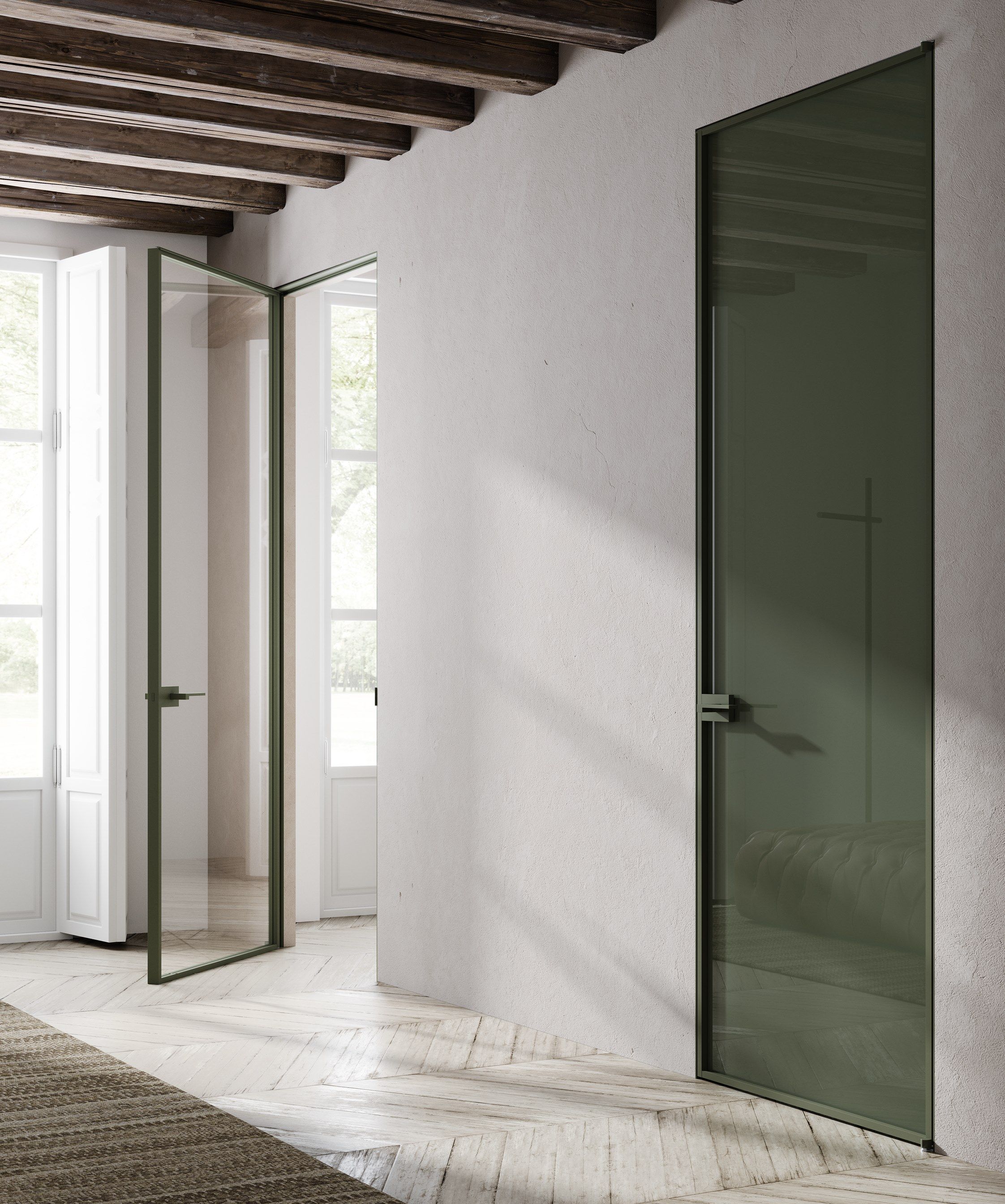 Стеклянная распашная дверь ADL мифический ARCH-00078530 - Вид №11