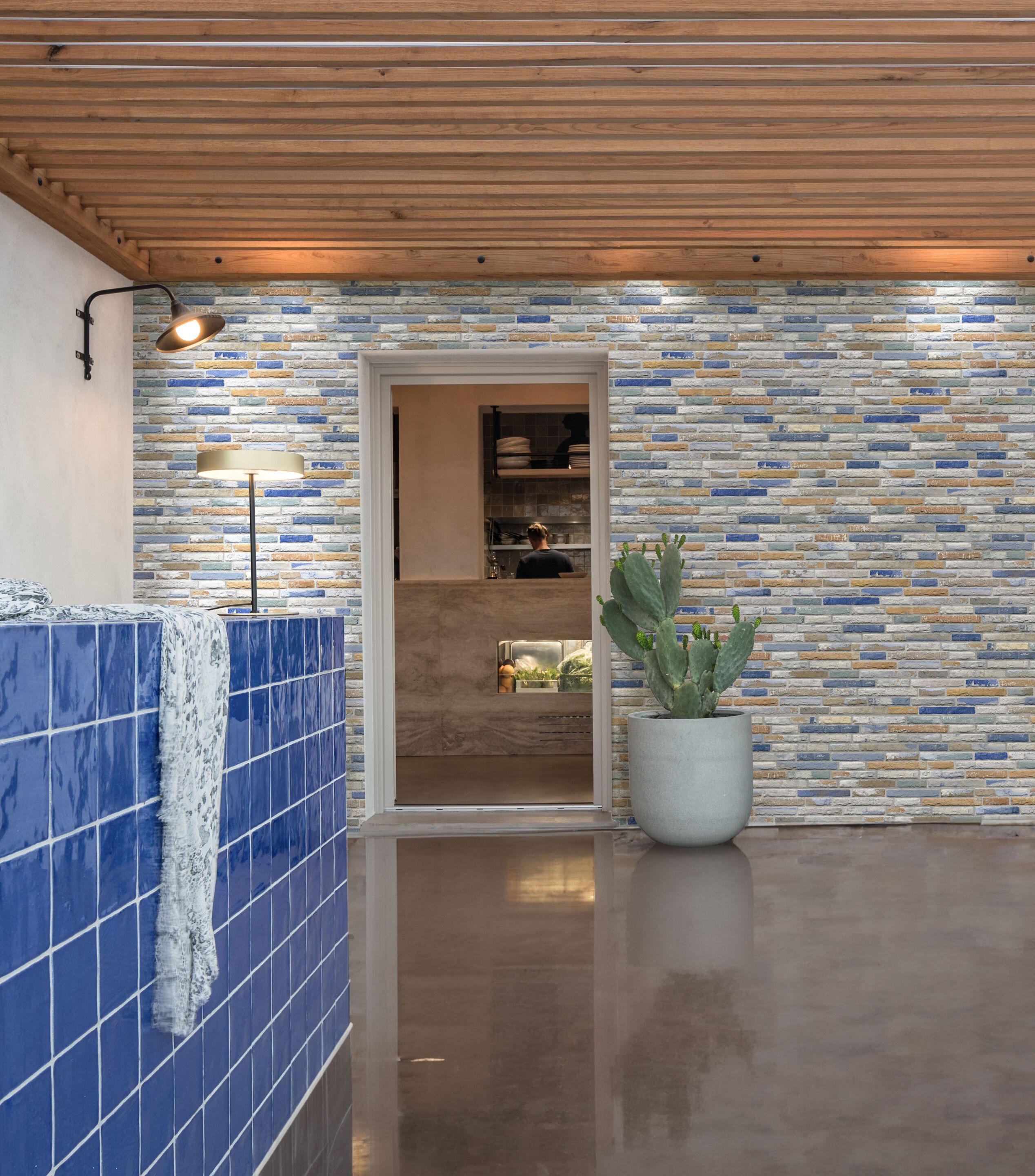 Пол / облицовка керамогранита с эффектом кирпича KERADOM INDUSTRIAL ARCH-00061171 - Вид №10