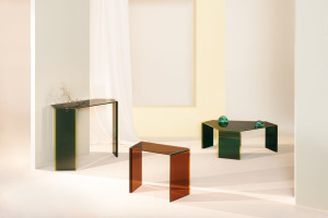 Хрустальный журнальный столик