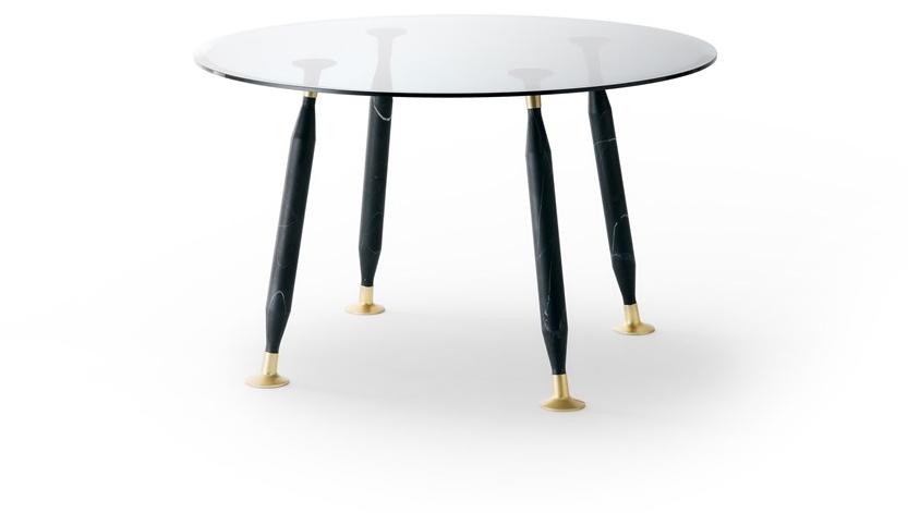 Glas Italia Круглый хрустальный стол sun-id-1439878 - Вид №5