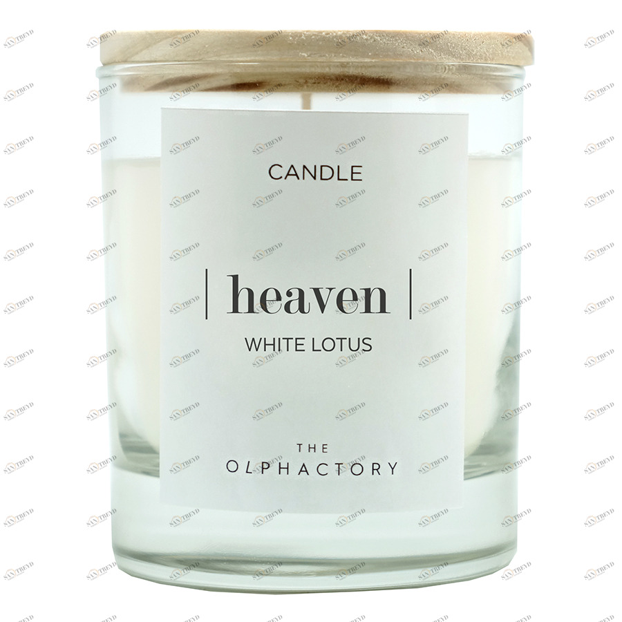 Свеча ароматическая The Olphactory Heaven "Белый лотос" AMBIENTAIR  00-3894991 Белый 