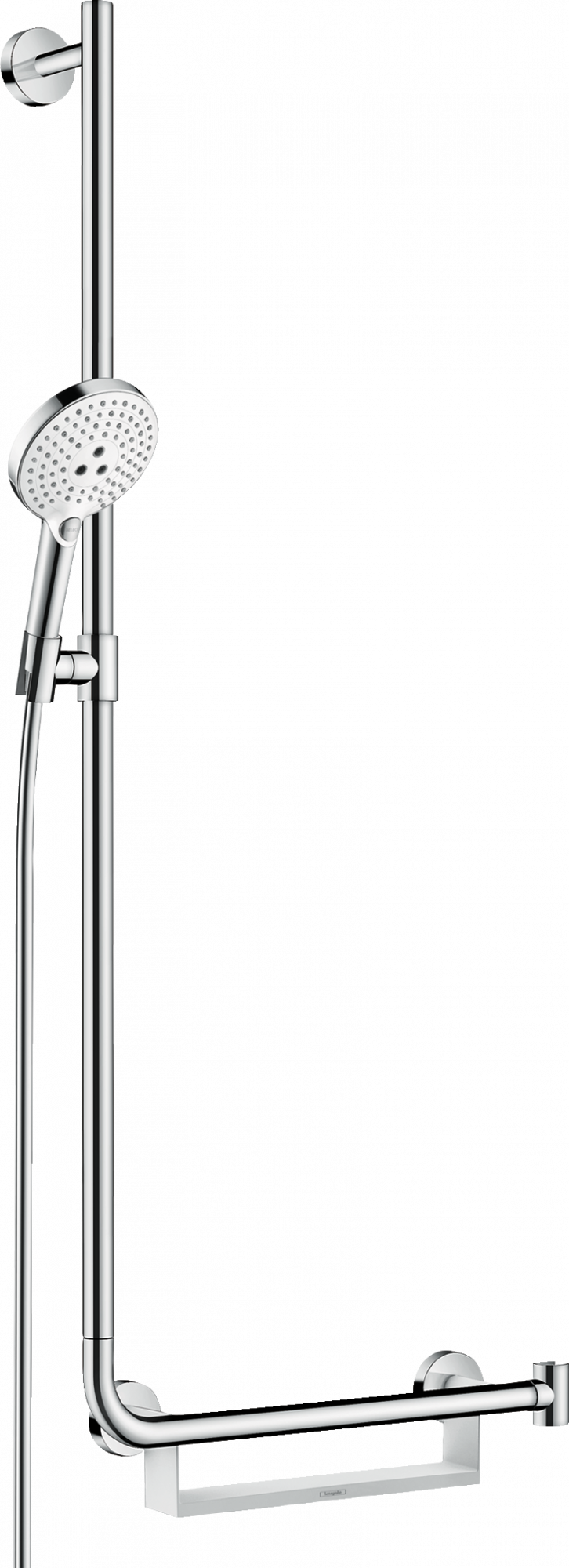 26325400 Raindance Select S Душевой набор 120 3jet EcoSmart 9 л / мин со штангой 110 см слева Hansgrohe 