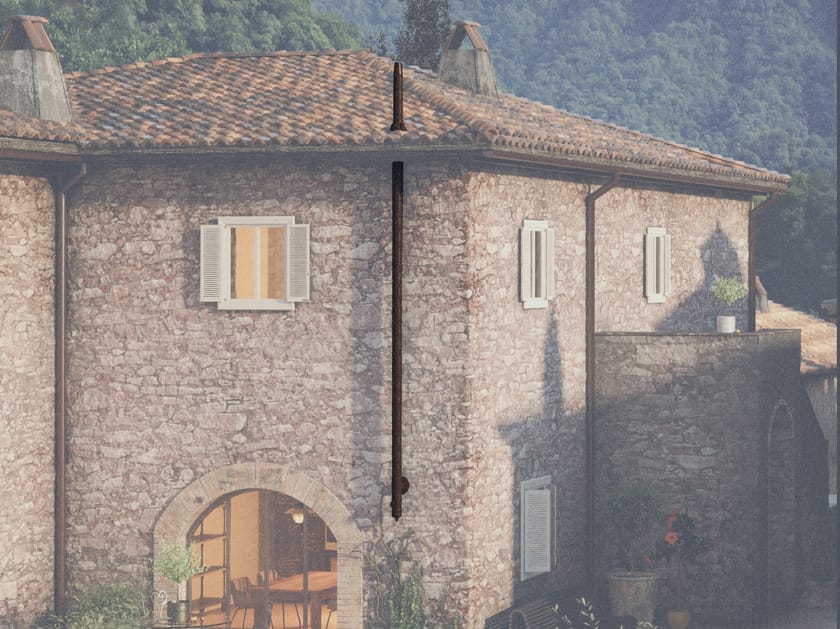 Полимерный дымоход OLI OLIFLEX PPS-OUT ARCH-00070368