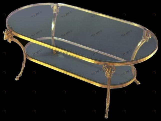 Tisserant Журнальный столик овальный стеклянный sun-id-1369060