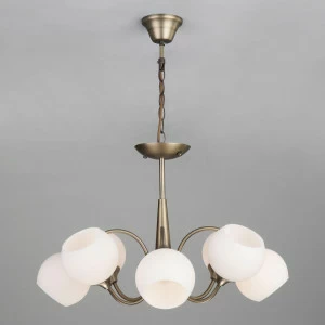 Подвесная люстра Eurosvet Nola 60071/8 античная бронза EUROSVET NOLA 187558 Бежевый