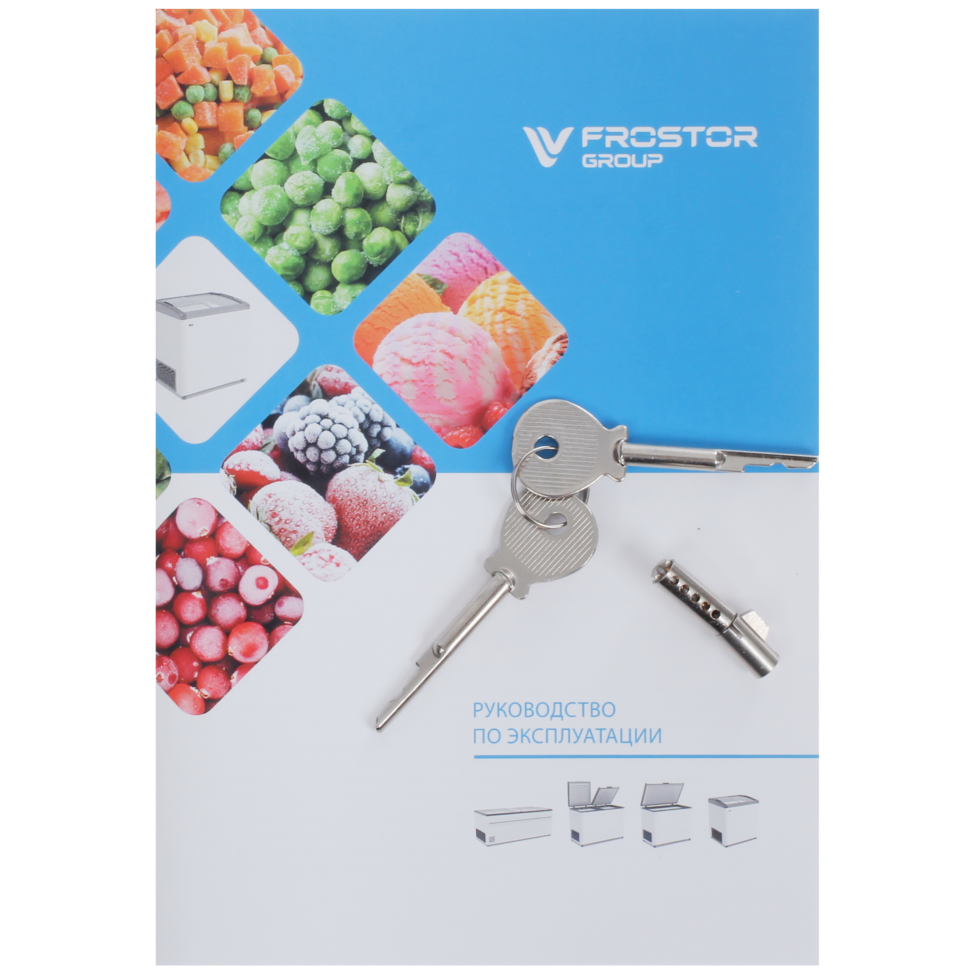 1229610 Морозильный ларь Frostor Gellar FG 475 E белый, красный STDN-0097861 - Вид №8