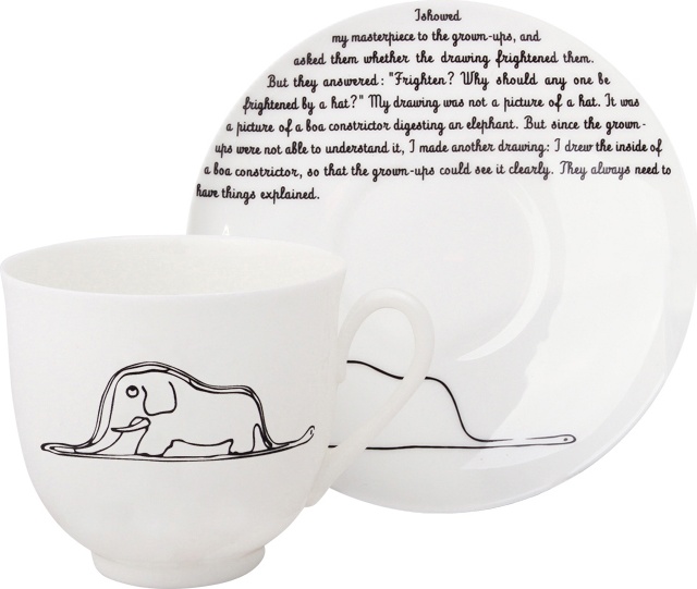 10609349 Императорский фарфоровый завод Набор подарочный "Слон" "Ландыш" Фарфор костяной 