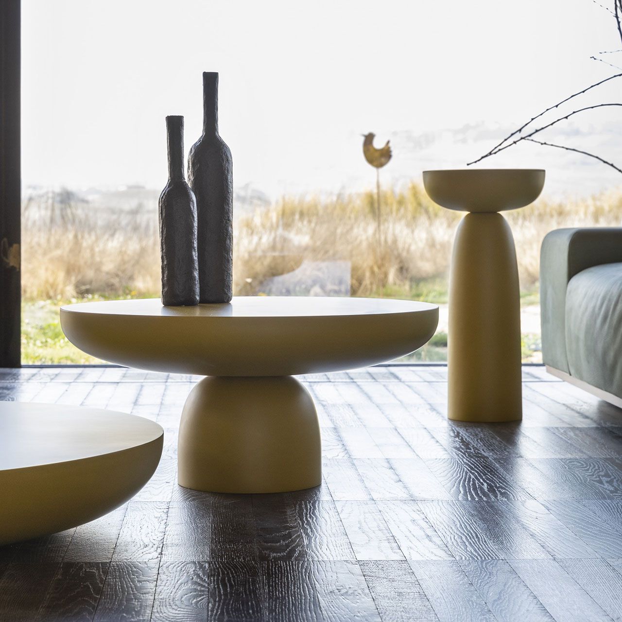 Круглый журнальный столик из МДФ Mogg Olo ARCH-00120627 - Вид №4