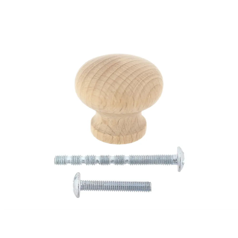 86900214 Ручка-кнопка мебельная Picidae Wood дерево цвет коричневый STLM-1008480 PALLADIUM  - Вид №1