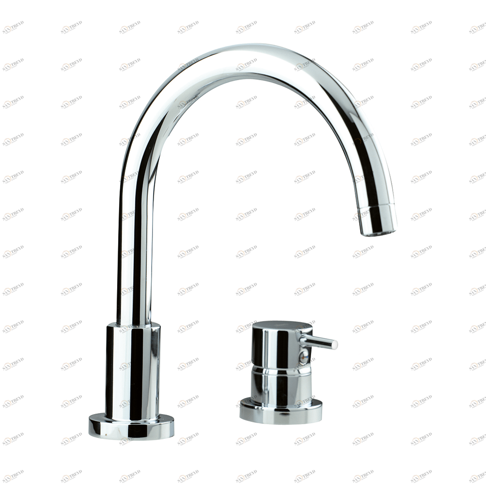 Смеситель на борт ванны с изливом, 2 отв без душа Cisal LN001250