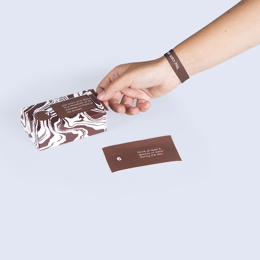 Набор бумажных мотиваторов «21 день, чтобы перестать есть вредную пищу» Doiy DY21DAEAE - Вид №4