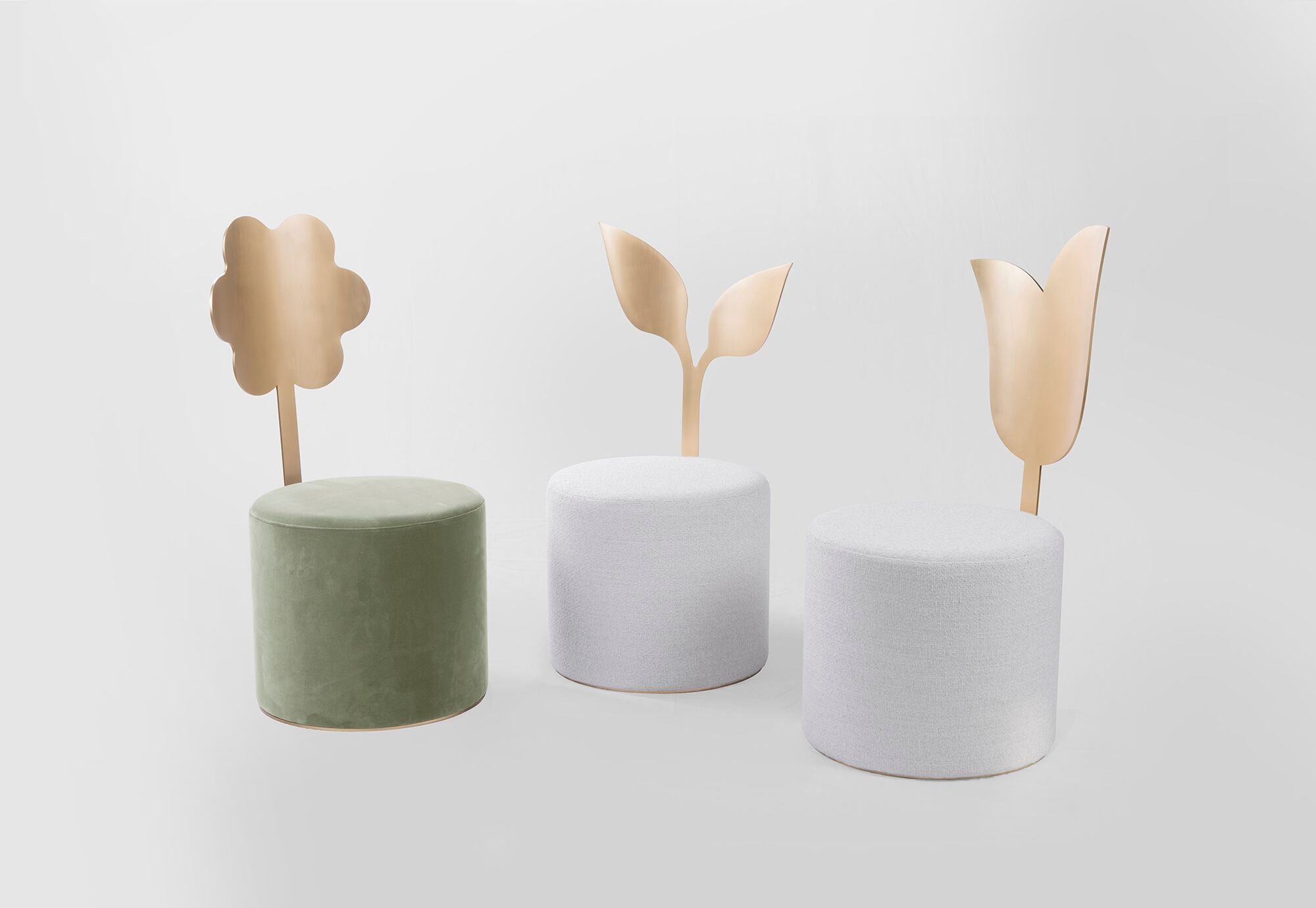 Круглый пуф из ткани Secolo GIARDINO BOTANICO ARCH-00030055 - Вид №1