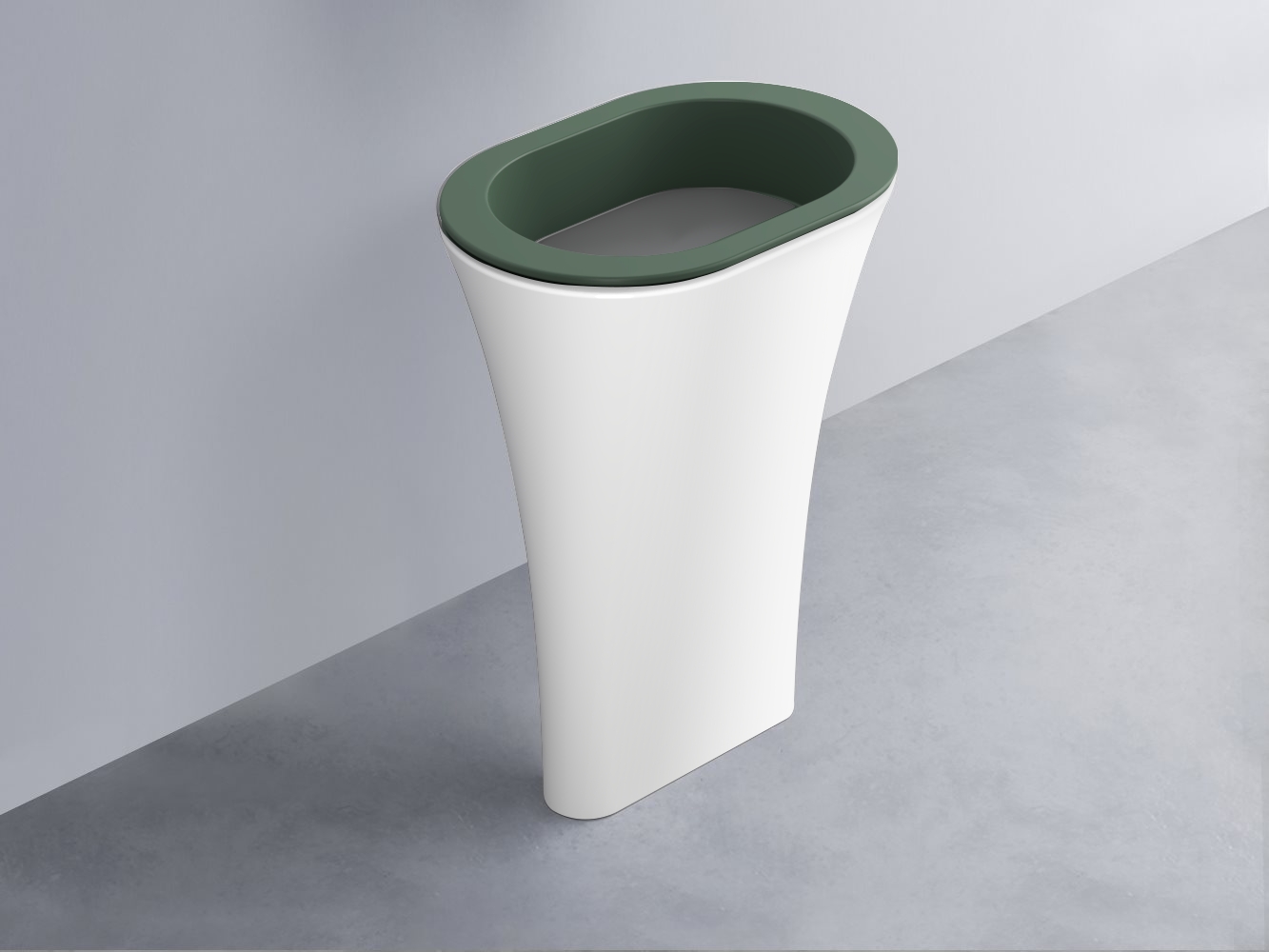 AMLA65-MU+AMPILO-CM+AMCOLO-BL Раковина Amedeo Ovale отдельностоящая cielo Enjoy + Amedeo Ceramica Cielo