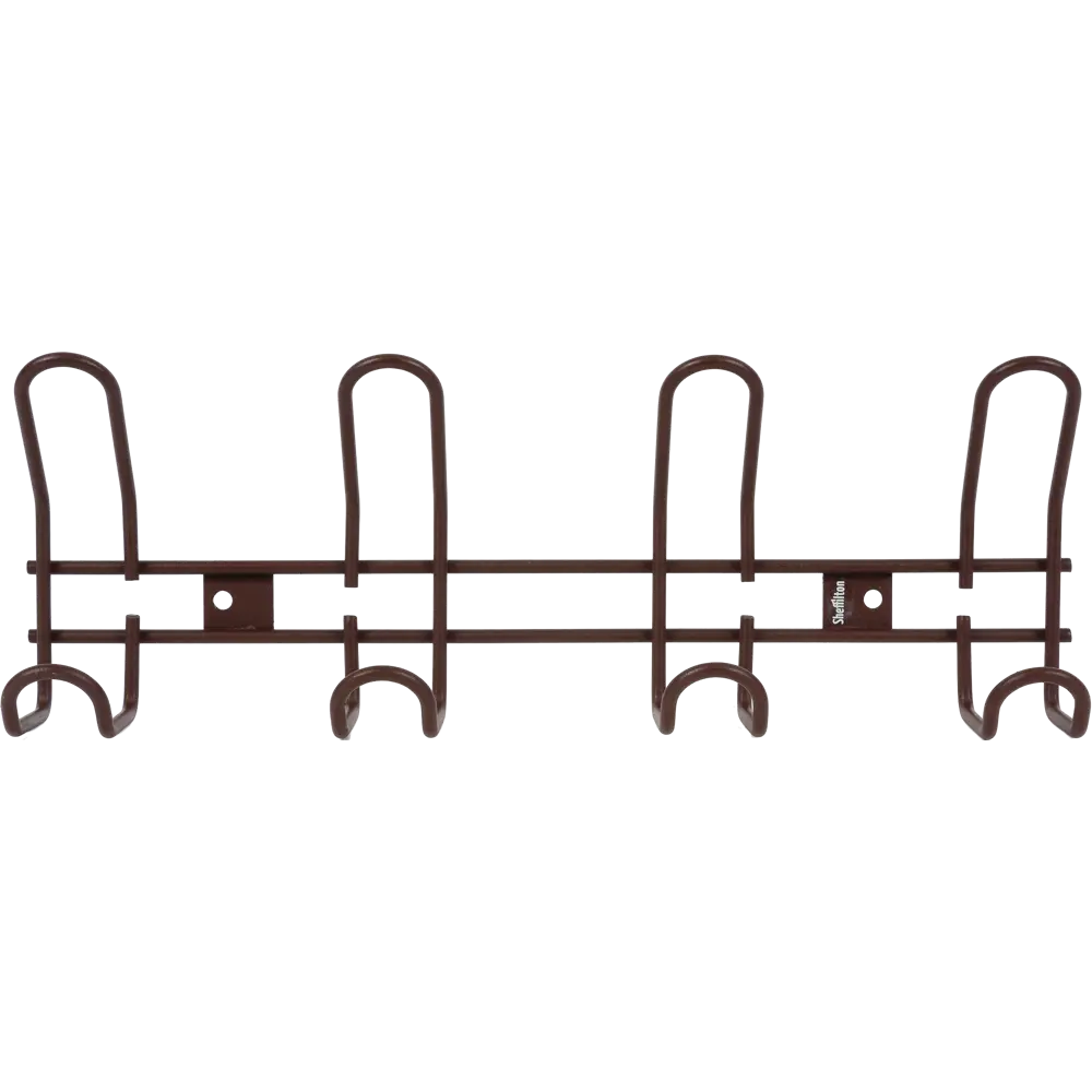 Вешалка настенная SHT-WH14-4 37.5х13 см, металл, цвет коричневый муар Sheffilton STLM-2057274 - Вид №1