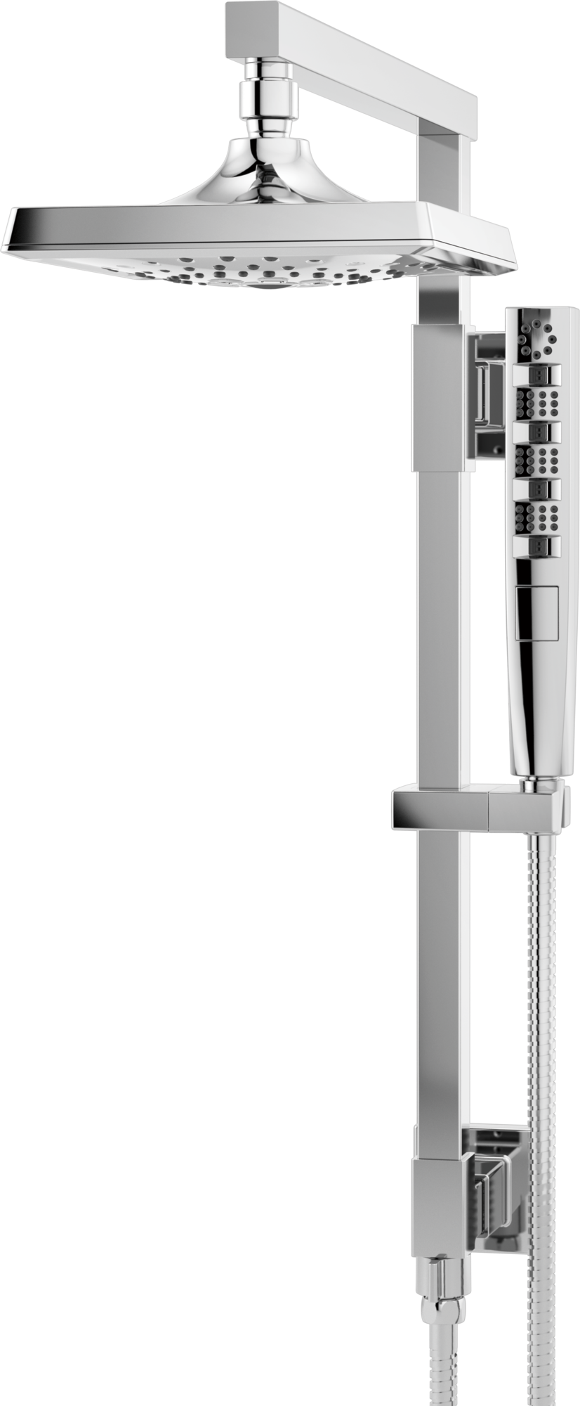 58410-BL Душевая колонна угловая 18 дюймов Delta Faucet Universal Showering Матовый черный  - Вид №10