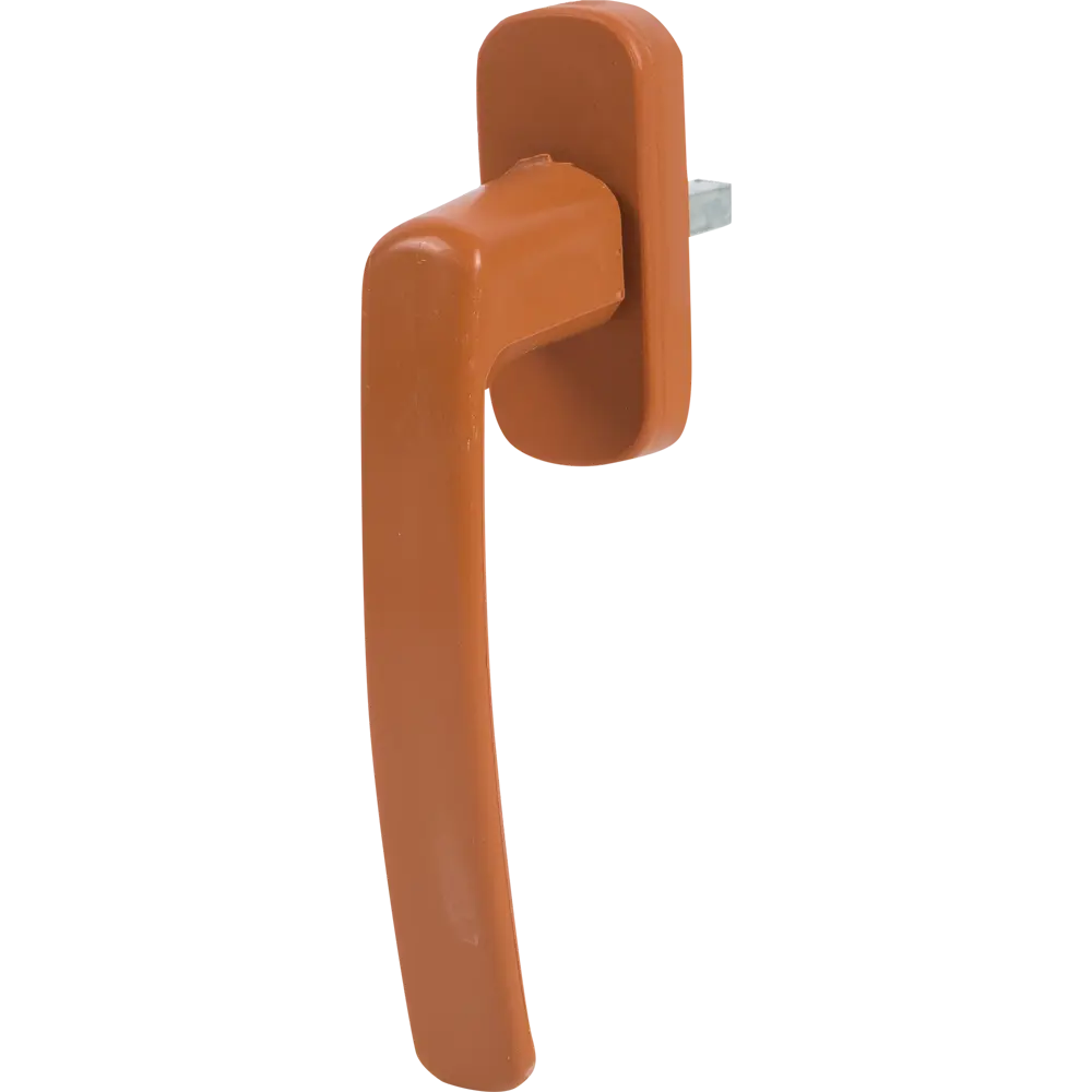 Ручка оконная для ПВХ цвет красно-коричневый ЛЕВША STLM-2045111