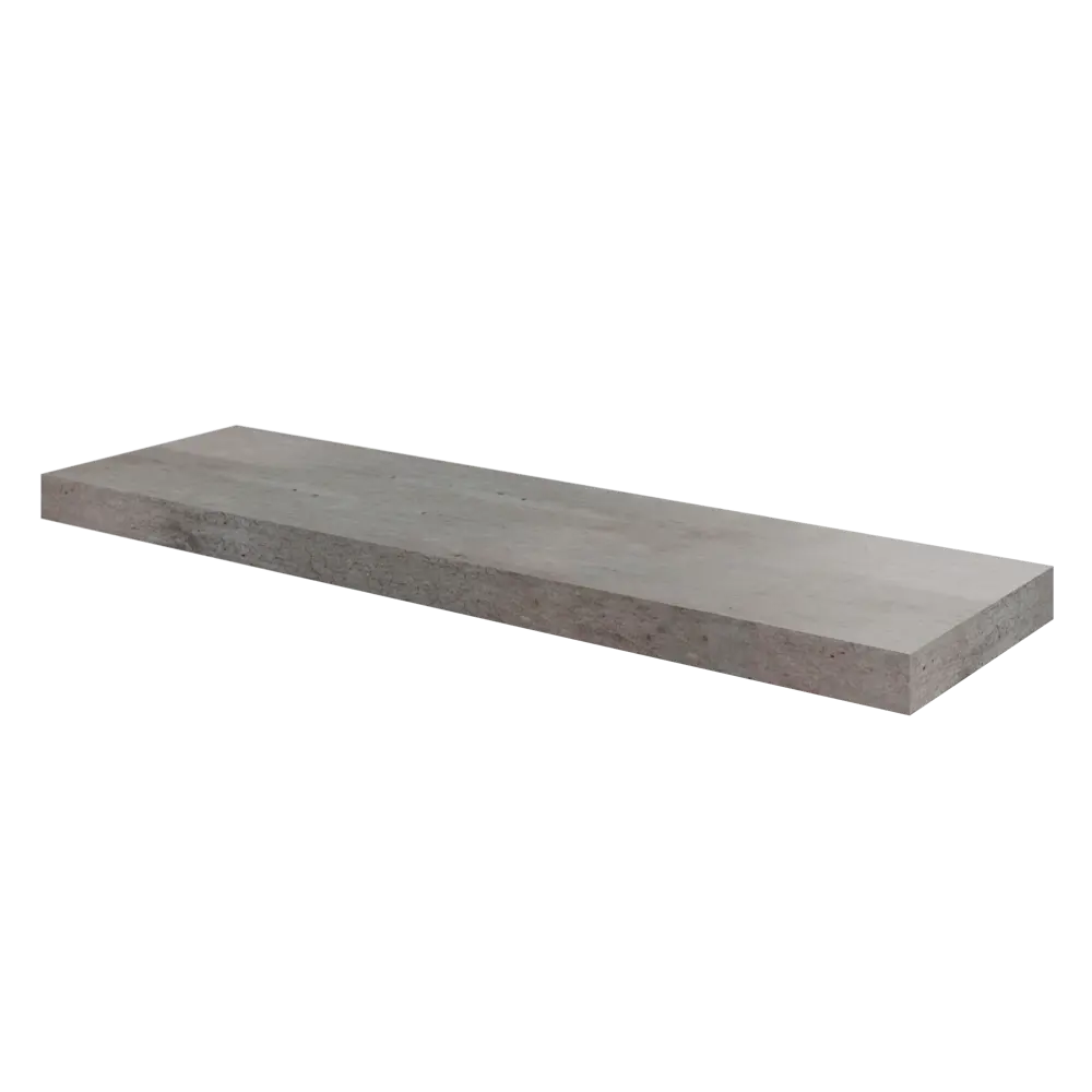 Полка настенная Spaceo Concrete 80x23.5 см МДФ цвет бетон 82877509 STLM-2177009 
