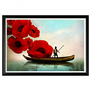 896517143_1818 Арт-постер «Маковая река» Object Desire