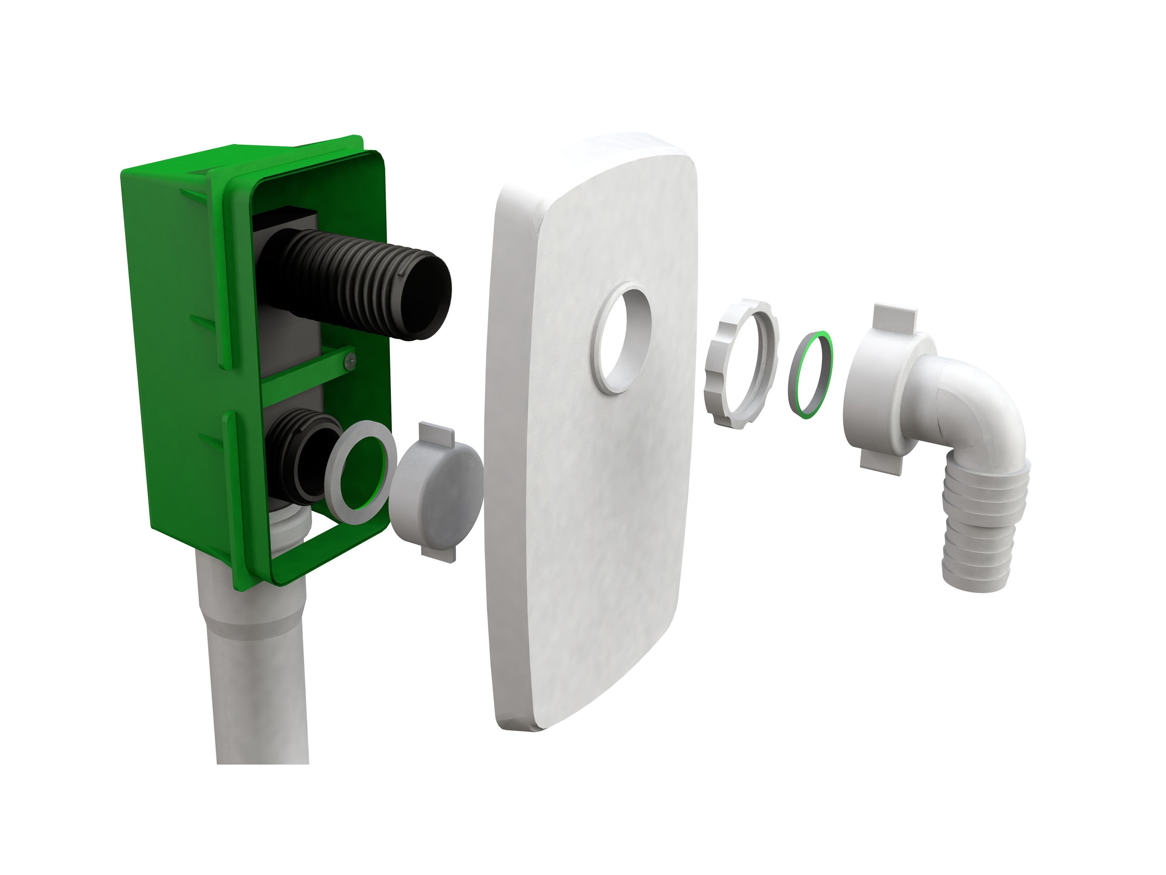 Сифон для стиральной машины или посудомоечной машины Bonomini Compact ARCH-00140703