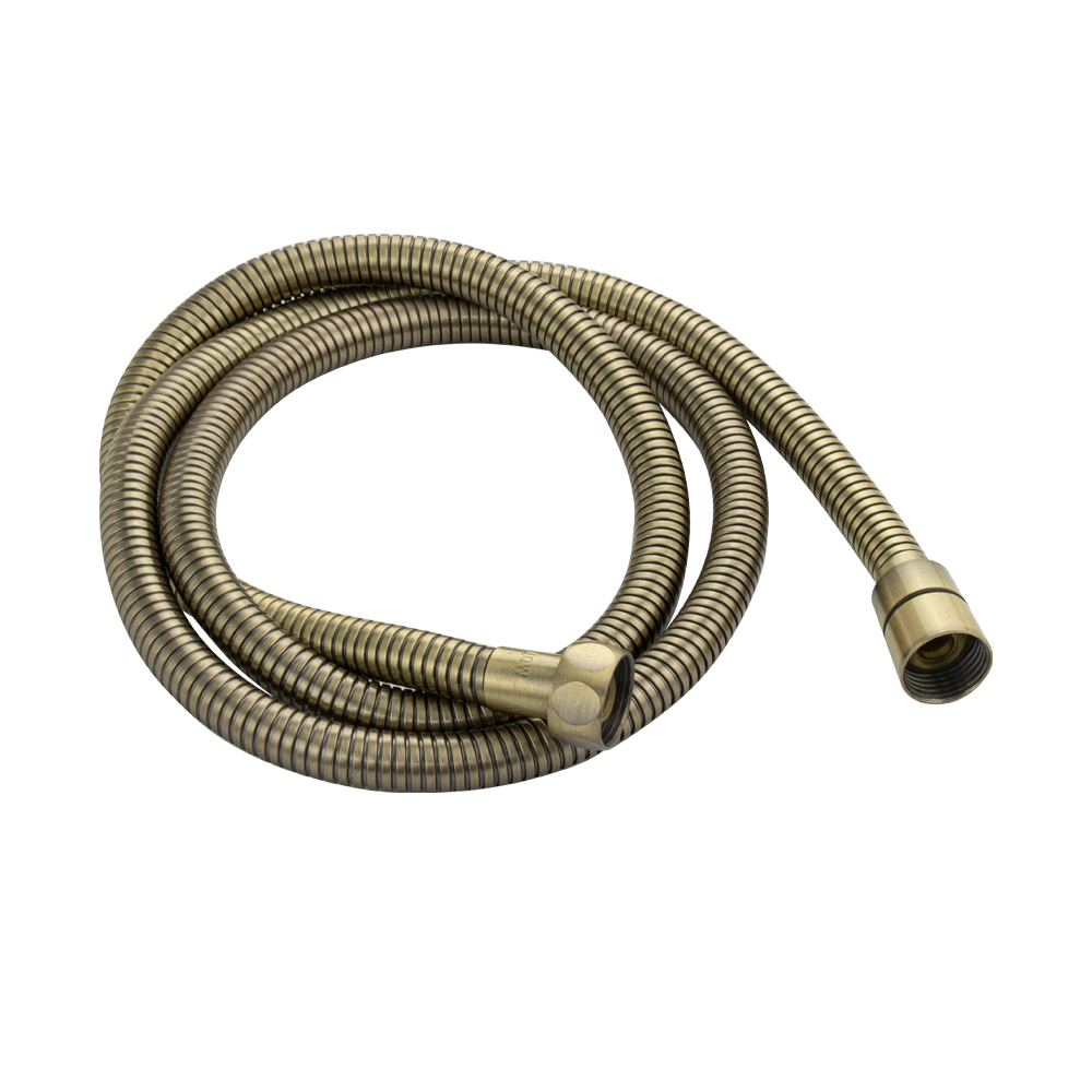 GFmark - Шланг душевой 1/2" 1,5 м. БРОНЗА металлический, рифлённый, код: 3779 