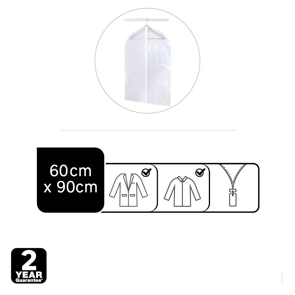 Santreyd - Чехол для одежды с прозрачной панелью 60×90 см 16292802 STLM-0006795 - Вид №8