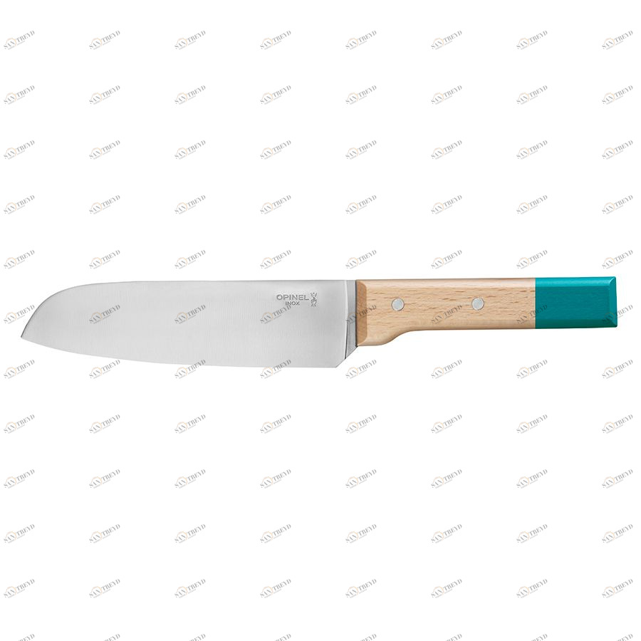 Нож кухонный Parallele Сантоку серо-голубой 17 см Opinel 002126