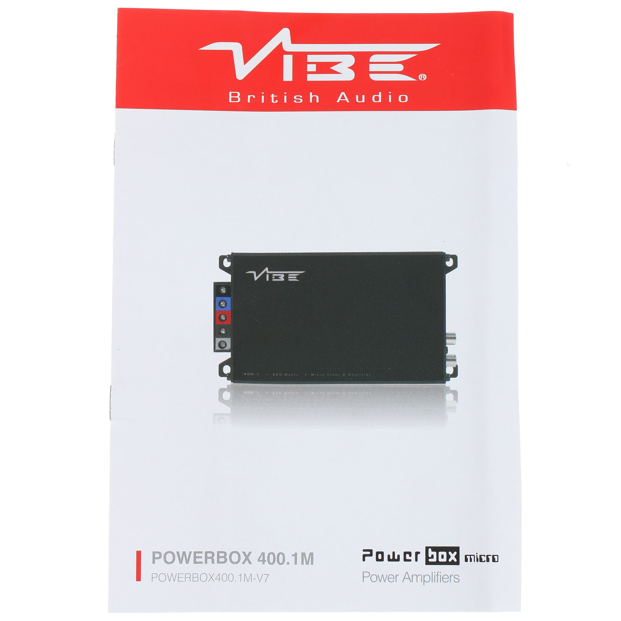 1306146 Усилитель Vibe POWERBOX400.1M-V7 STDN-0028333 - Вид №5