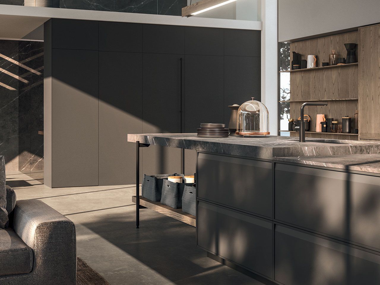 Встроенная кухня с островом Arrital Ak_07 ARCH-00035308 - Вид №9