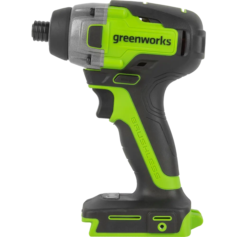 Винтоверт аккумуляторный бесщеточный Greenworks GD24ID3, 24 В, 300 Нм, без АКБ и ЗУ STLM-2198905 - Вид №1