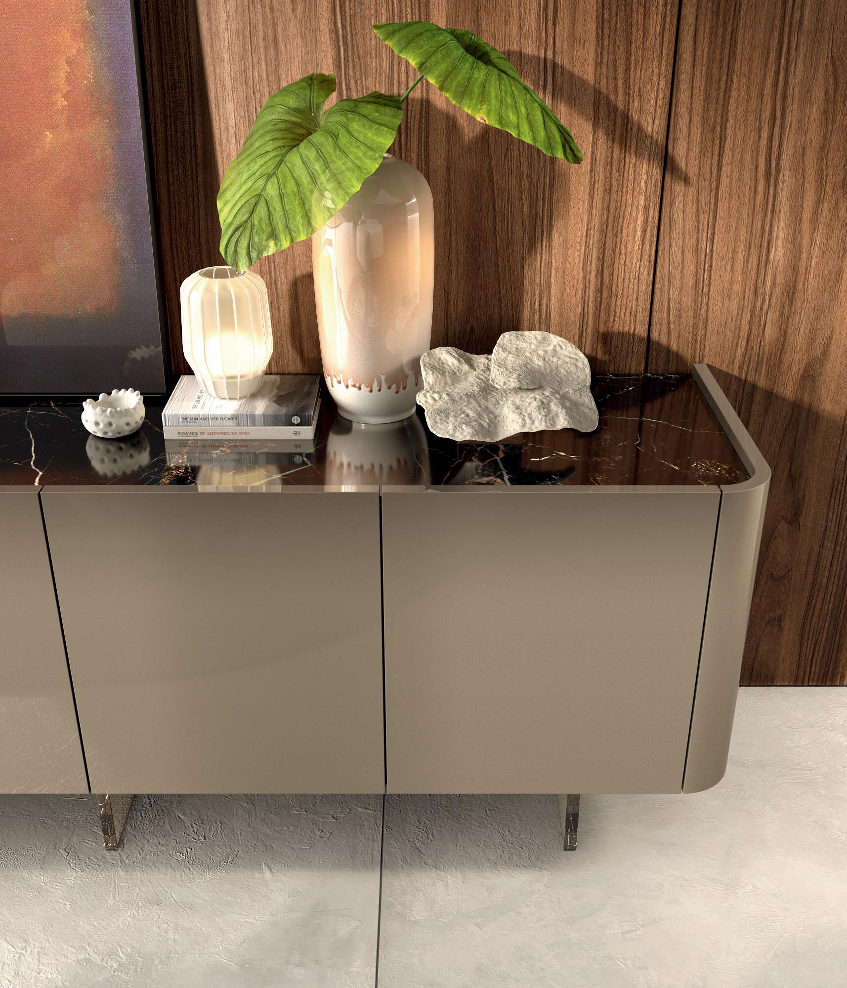 Деревянный шкаф с распашными дверями Guzzini & Fontana LOVIE ARCH-00039049 - Вид №3