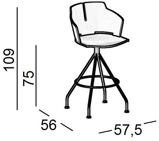 Luxy Кресло вращающееся на козелке Prima sun-id-1433072 - Вид №2