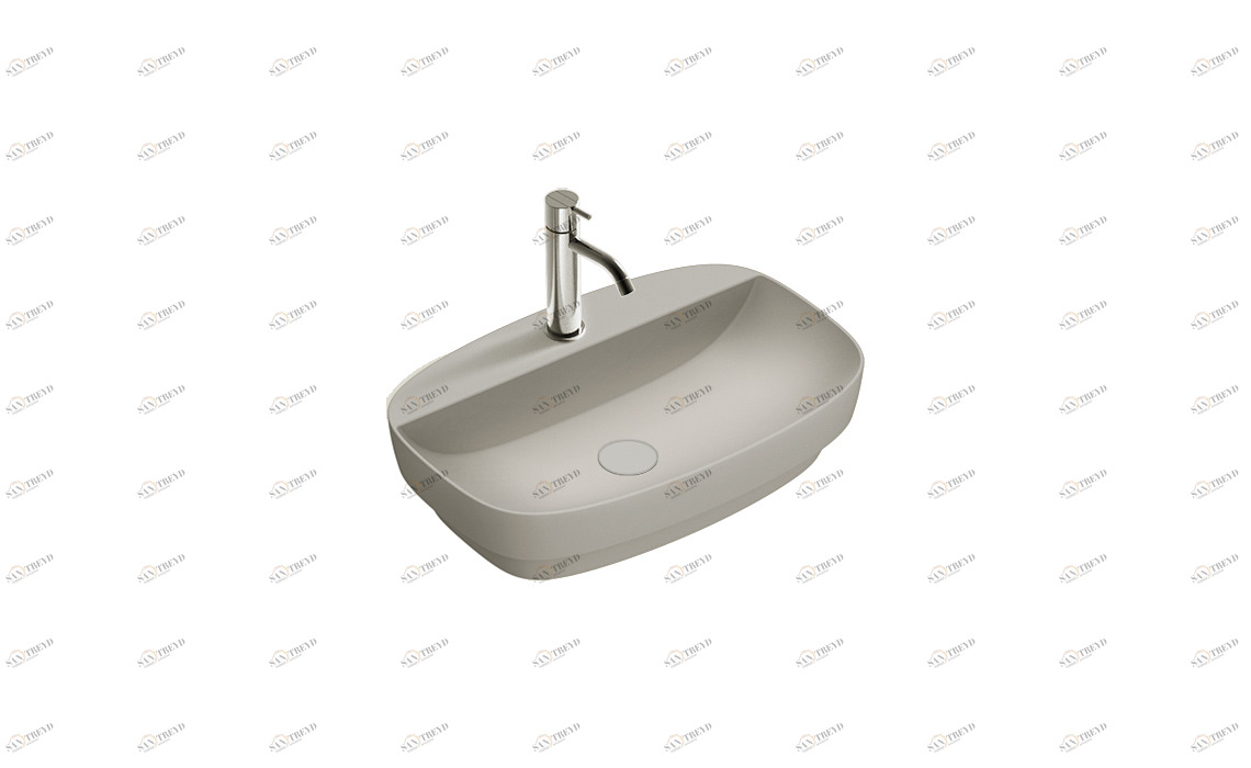 160GRLXNCS Накладная раковина на столешницу  овальная CERAMICA CATALANO Colori