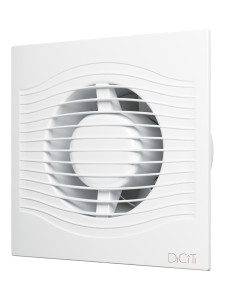 90807464 Вентилятор вытяжной Slim 4C MR D100 мм 25 дБ 90 м³/ч обратный клапан цвет белый STLM-0391605 DICITI