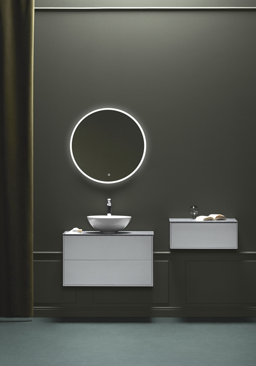 1590010 Шкаф Для Умывальника Edge 800 Белый Hafa  Белый  - Вид №5