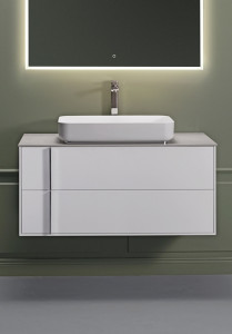 1590020 Шкаф Для Умывальника Edge 1000 Белый Hafa  Белый