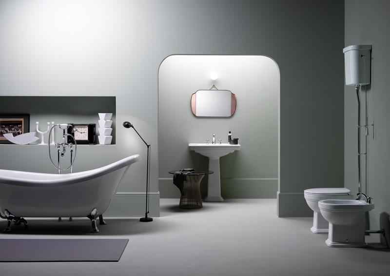 871011 Приставной унитаз напольный Белый GSI ceramica Classic Италия - Вид №5