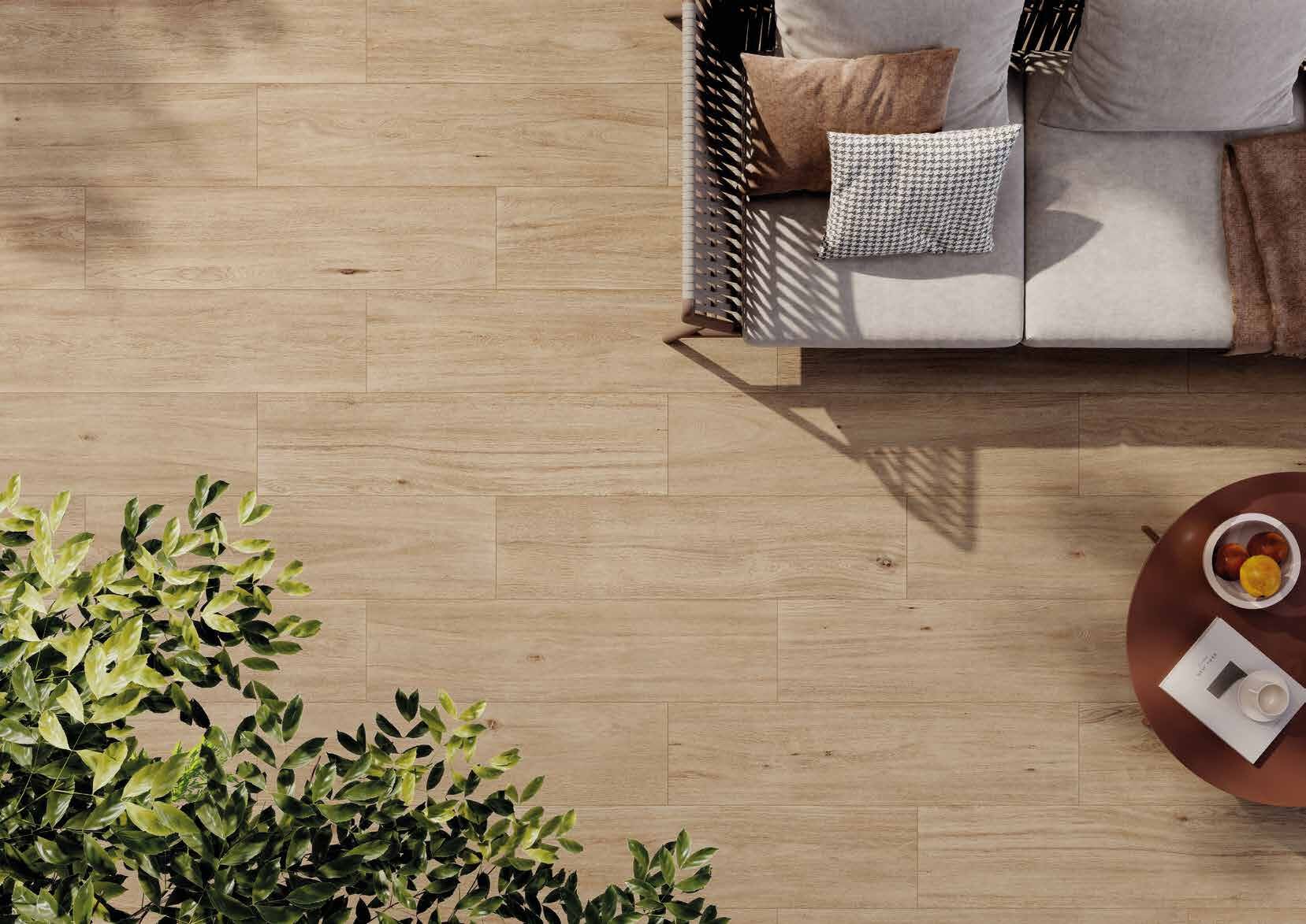 Фарфоровый пол / облицовка под дерево VitrA Bathrooms WOODART ARCH-00051321 - Вид №1