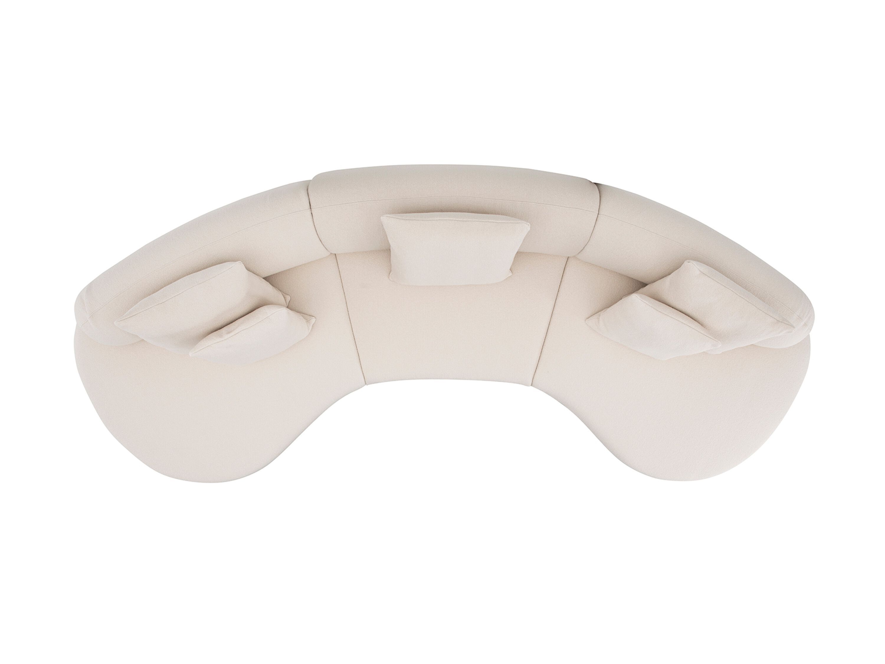 Модульный изогнутый диван из ткани CAMPO DE' FIORI CHILI ARCH-00079544 - Вид №5