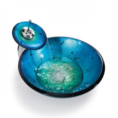 C-GV204-19mm-KGW1700 Накладная раковина на столешницу  прямоугольная Krausru  - Вид №4