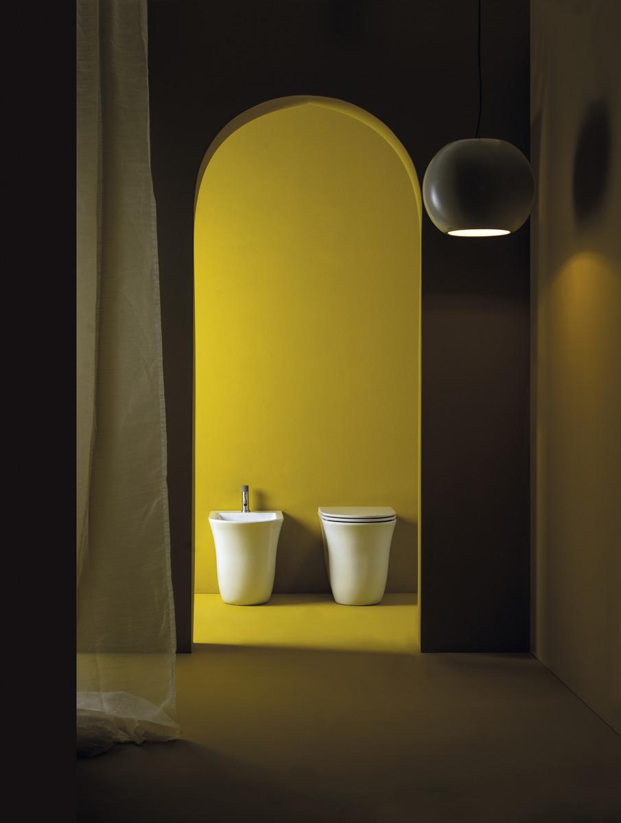 FLBI0126 Напольное биде приставное GSG CERAMIC Flut - Вид №2