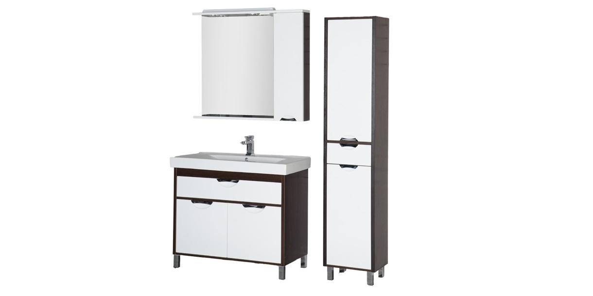 Комплект мебели Aquanet Гретта 100 венге 00172223 - Вид №1