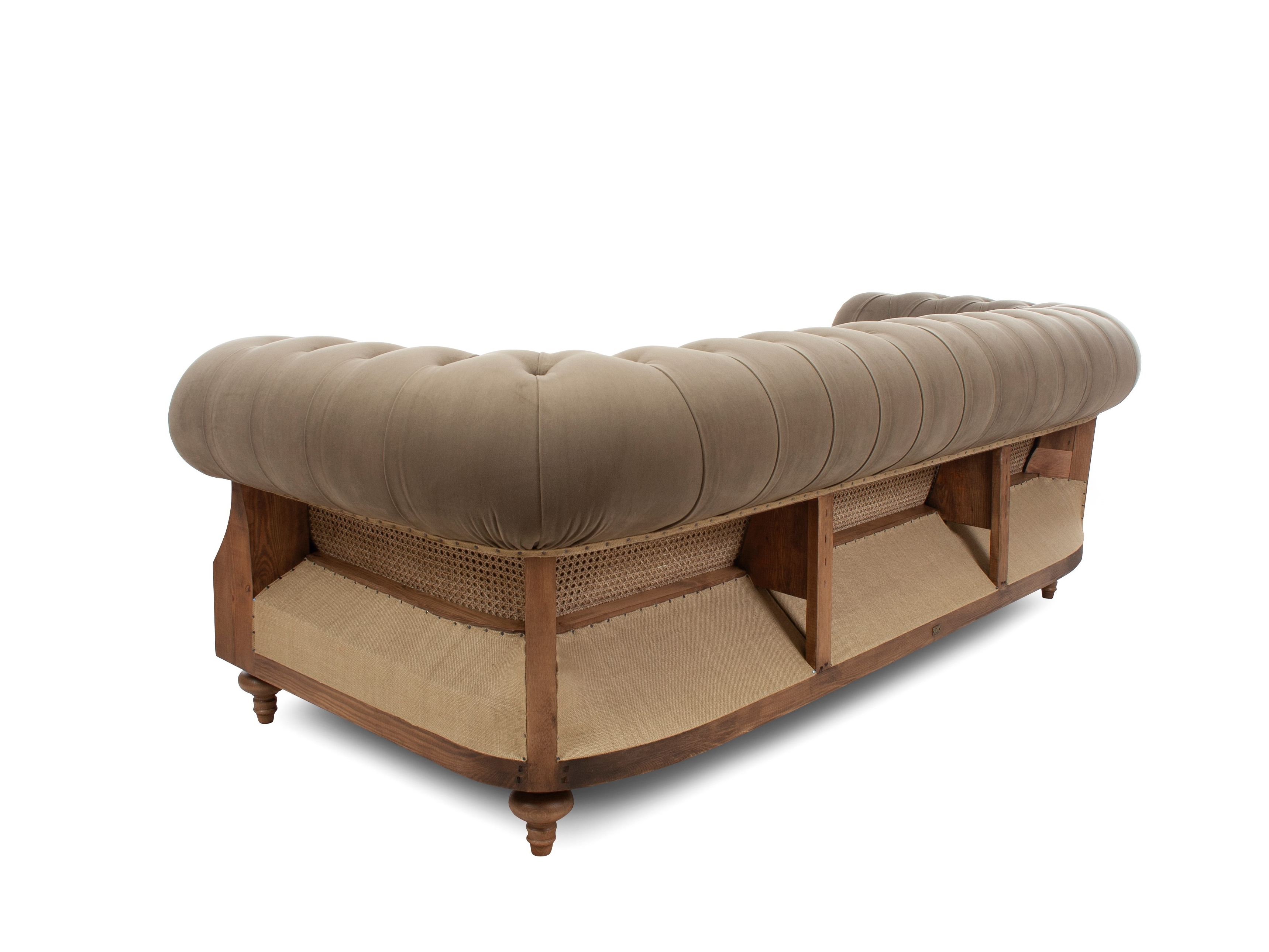 3-местный джутовый диван capitonné CREARTE COLLECTIONS Chesterfield Big Ben Essence ARCH-00005804 - Вид №6