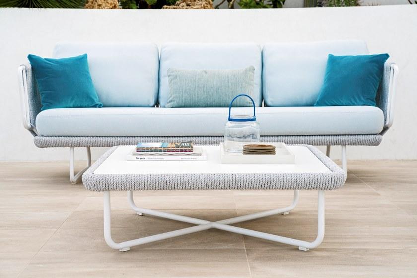 Varaschin Диван с обивкой из синтетического волокна с витой веревкой Babylon 1743 - Вид №1