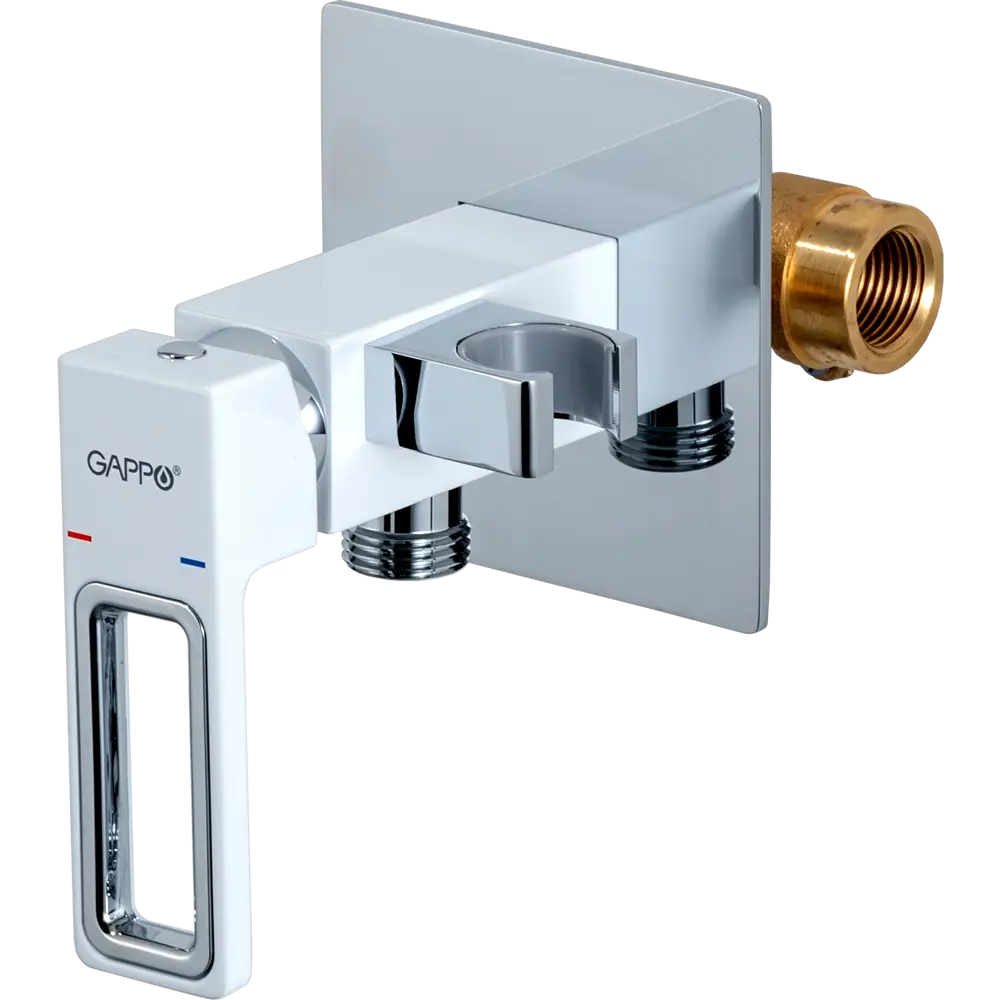 89359049 Гигиенический душ Gappo Eder GL7301-8, набор со смесителем, цвет белый хром STLM-0971390  - Вид №3