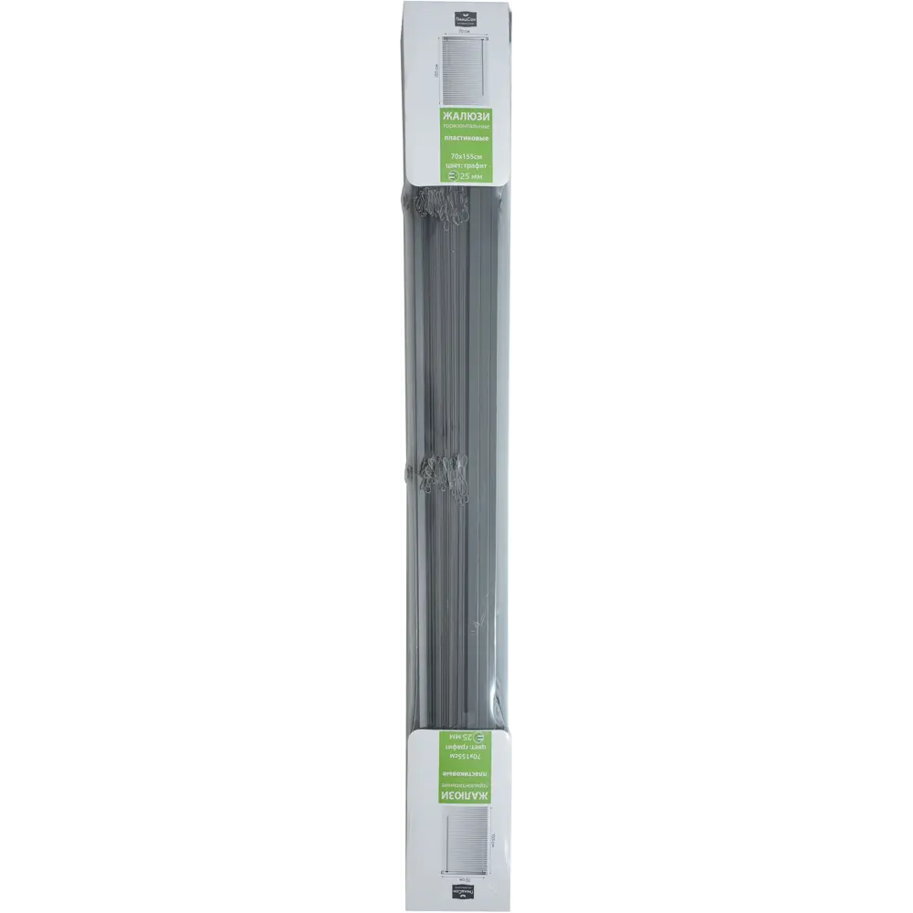 Жалюзи 70x155 см ПВХ цвет графит Santreyd Жалюзи ПВХ STLM-2158328 - Вид №4