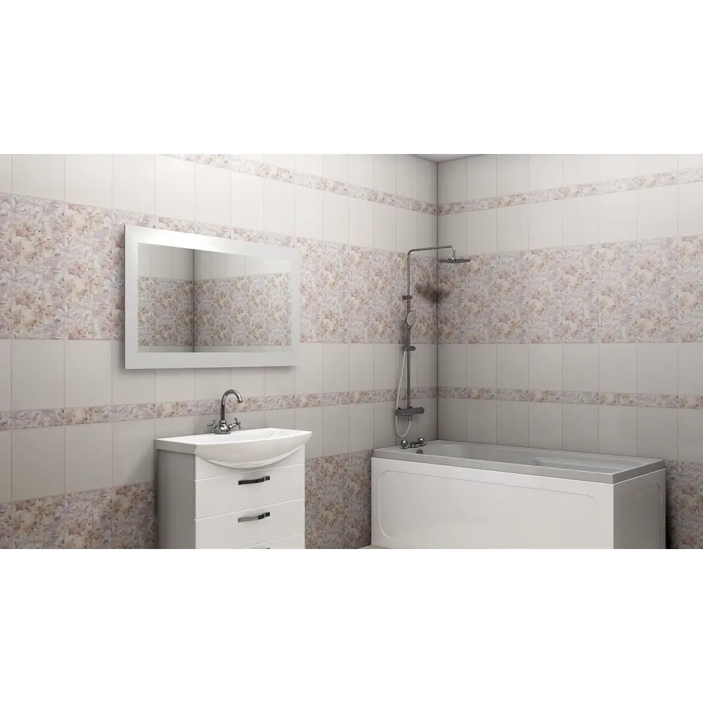 Комплект стеновых панелей ПВХ Аманда 2700x250x8 мм 1.35 м² 2шт 86557943 STLM-2072014 КРОНАПЛАСТ  - Вид №4