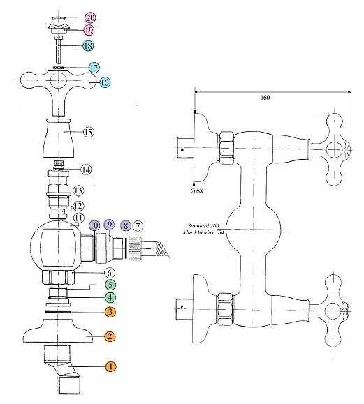 6659200021 -01 Смеситель Bandini Classic Santreyd - Вид №1